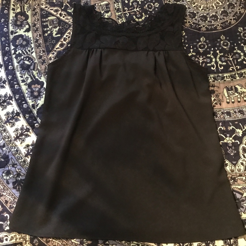 Black laced top